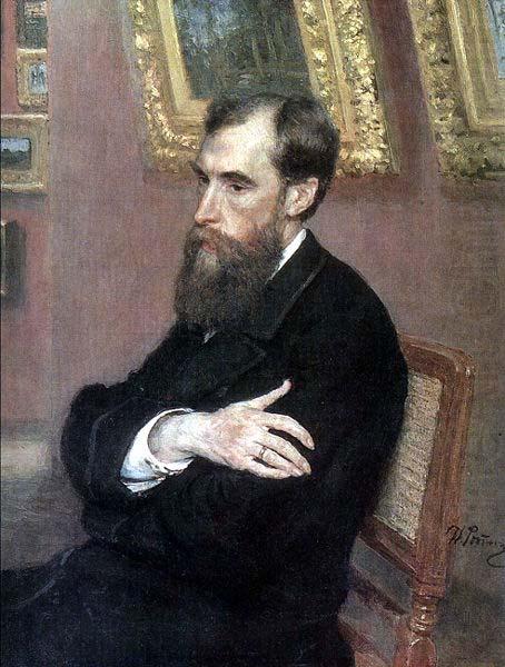 Ilya Repin Pavel Mikhailovich Tretyakov china oil painting image